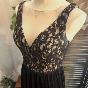 Black & Tan Lace dress